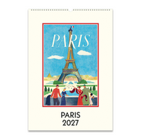Cavallini Wall Calendar Paris