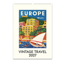 Cavallini Wall Calendar Vintage Travel