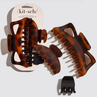 Kitsch Assorted Claw Clips 3 Pc Jumbo