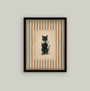 Black Cat With Stripes
