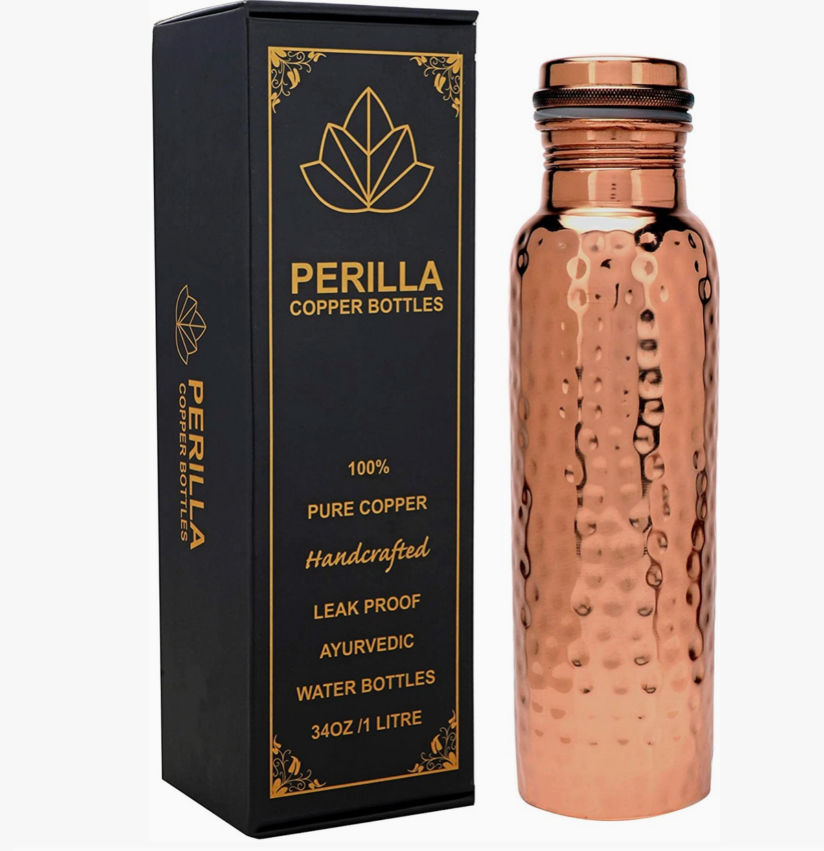 Hammered Copper Bottle