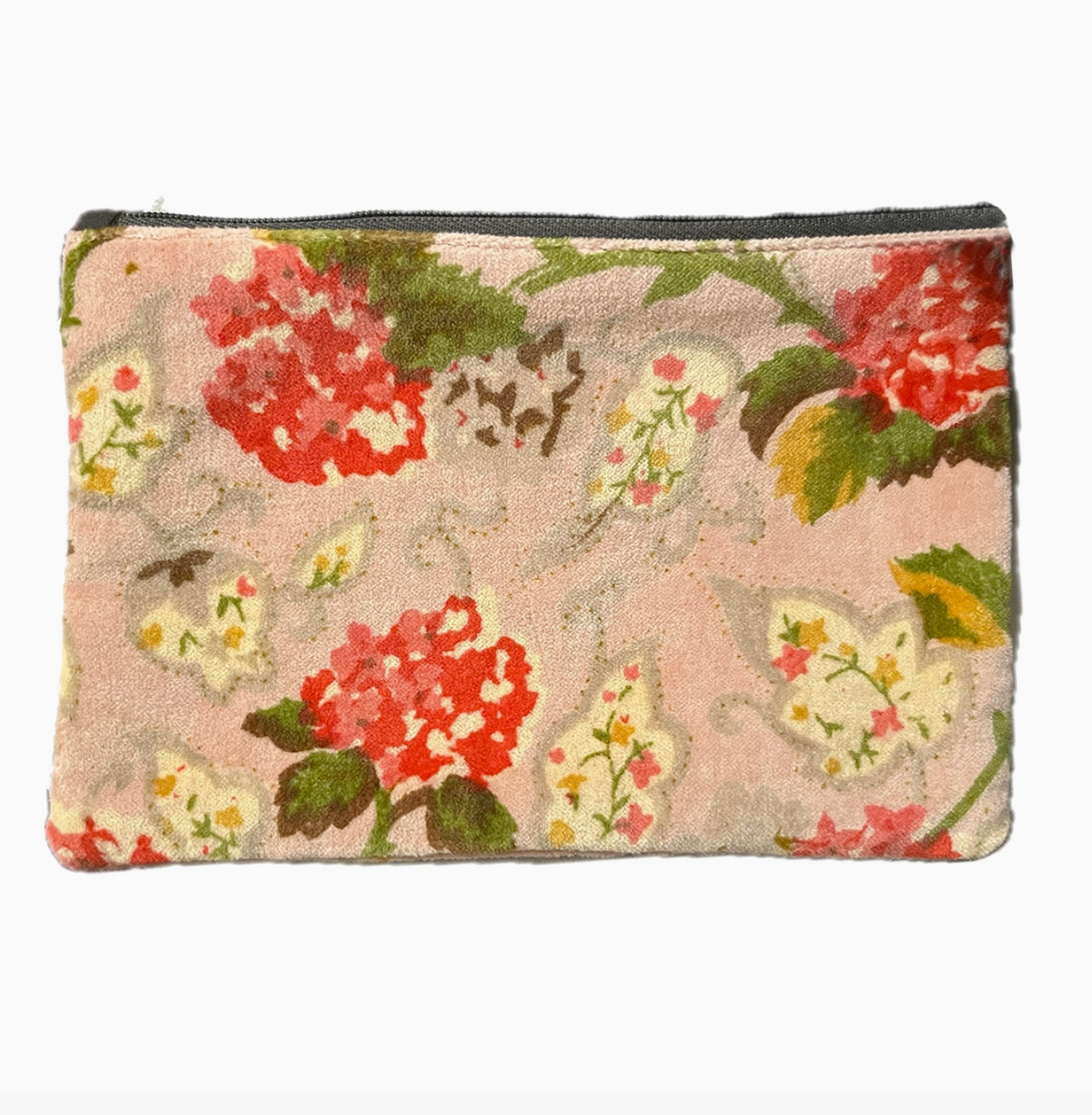 Napoli Velvet Pouch Quilt Pink