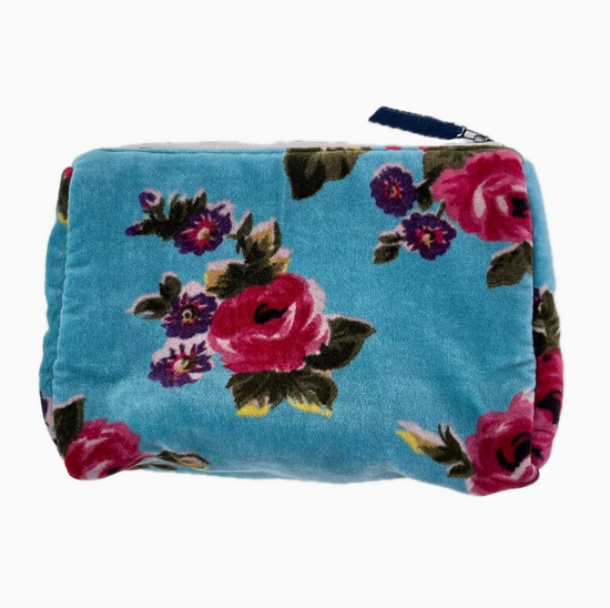 Rome Velvet Pouch Baroque Teal