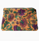Rome Velvet Pouch Thistle Gold
