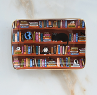 Bookshelf Porcelain Trinket Tray
