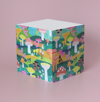 Sticky Note Cube Mushroom Heaven