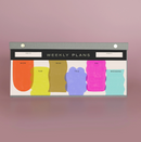 Weekly Planner Painterly Shapes