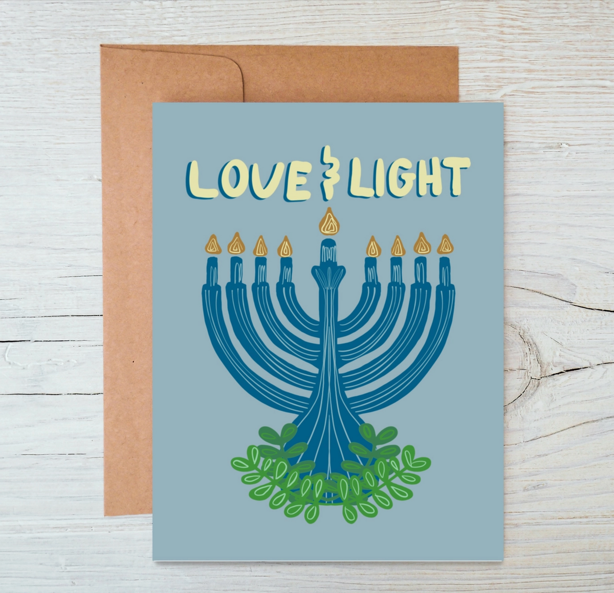 Love & Light Hanukkah Card