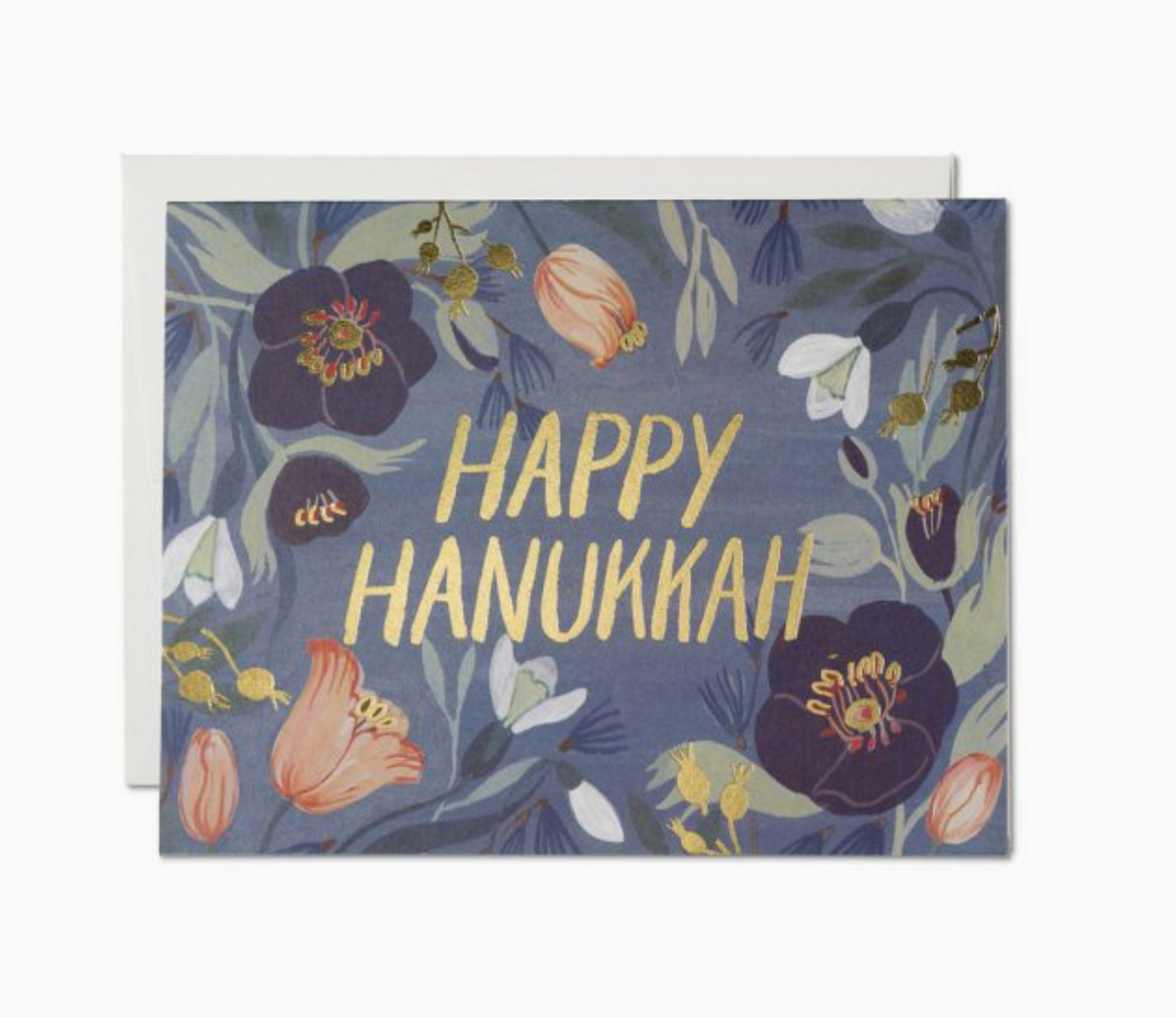 Hanukkah Flowers Card