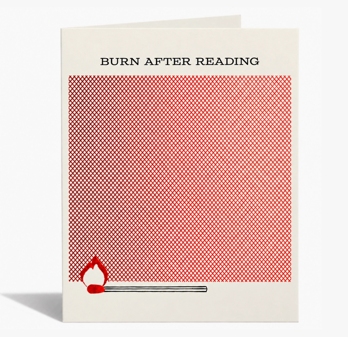 Burn After Reading Card