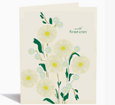 Aster Sympathy Card