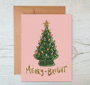 Ceramic Tree Christmas Card