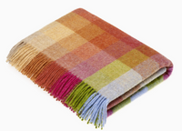 Alpaca Throw Harlequin Sunshine