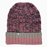 Alpaca Braided Beanie Pink Lemonade