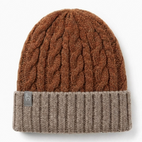 Alpaca Braided Beanie Sienna