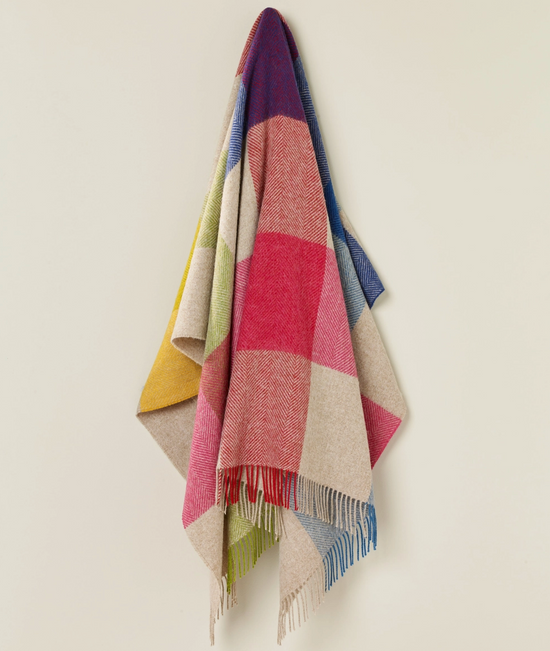Harland Multi Plaid Blanket