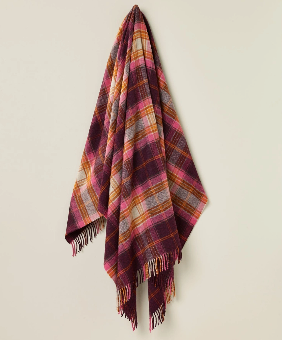 Winterton Throw Burgundy