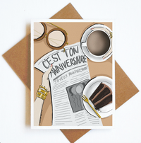 Ton Anniversaire Card