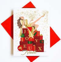 Card Glam Joyeux Noel