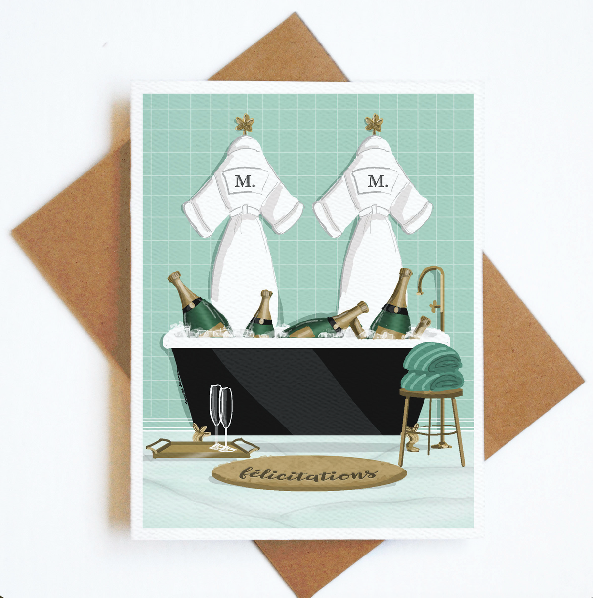 Card Marriage Robes M/M