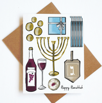 Card Happy Hanukkah