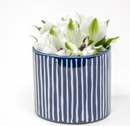 Fringe Studio Indigo Stripe Planter