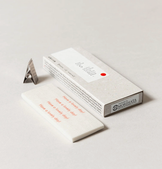 Bandes d'encens en papier Washi #4 Confort Fumé