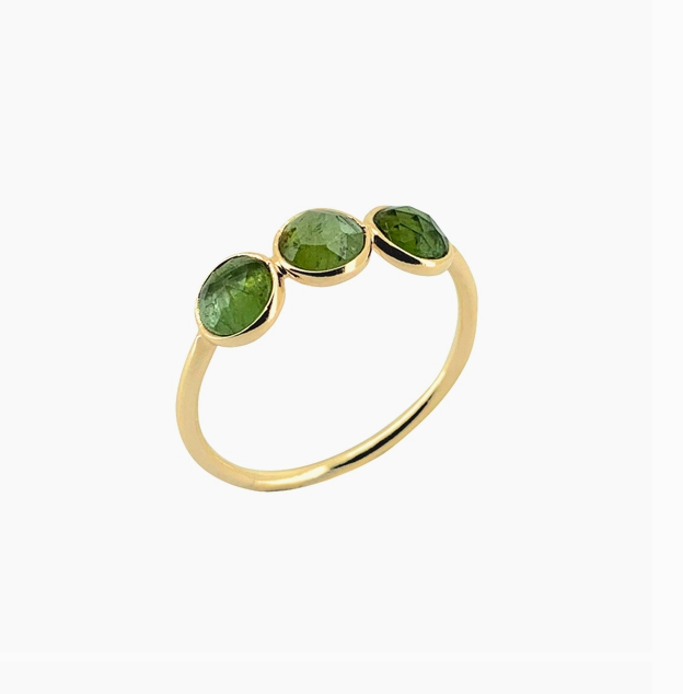 Sophie Deschamps Bague Kali Saphir Bleu
