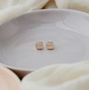 Glee Quinn Studs Quartz Rose