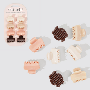 Kitsch Mini Cloud Clips 8 Pc Rosewood