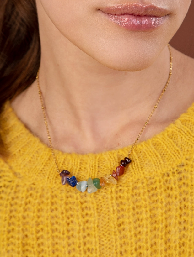 Collier Boho 7 Chakras