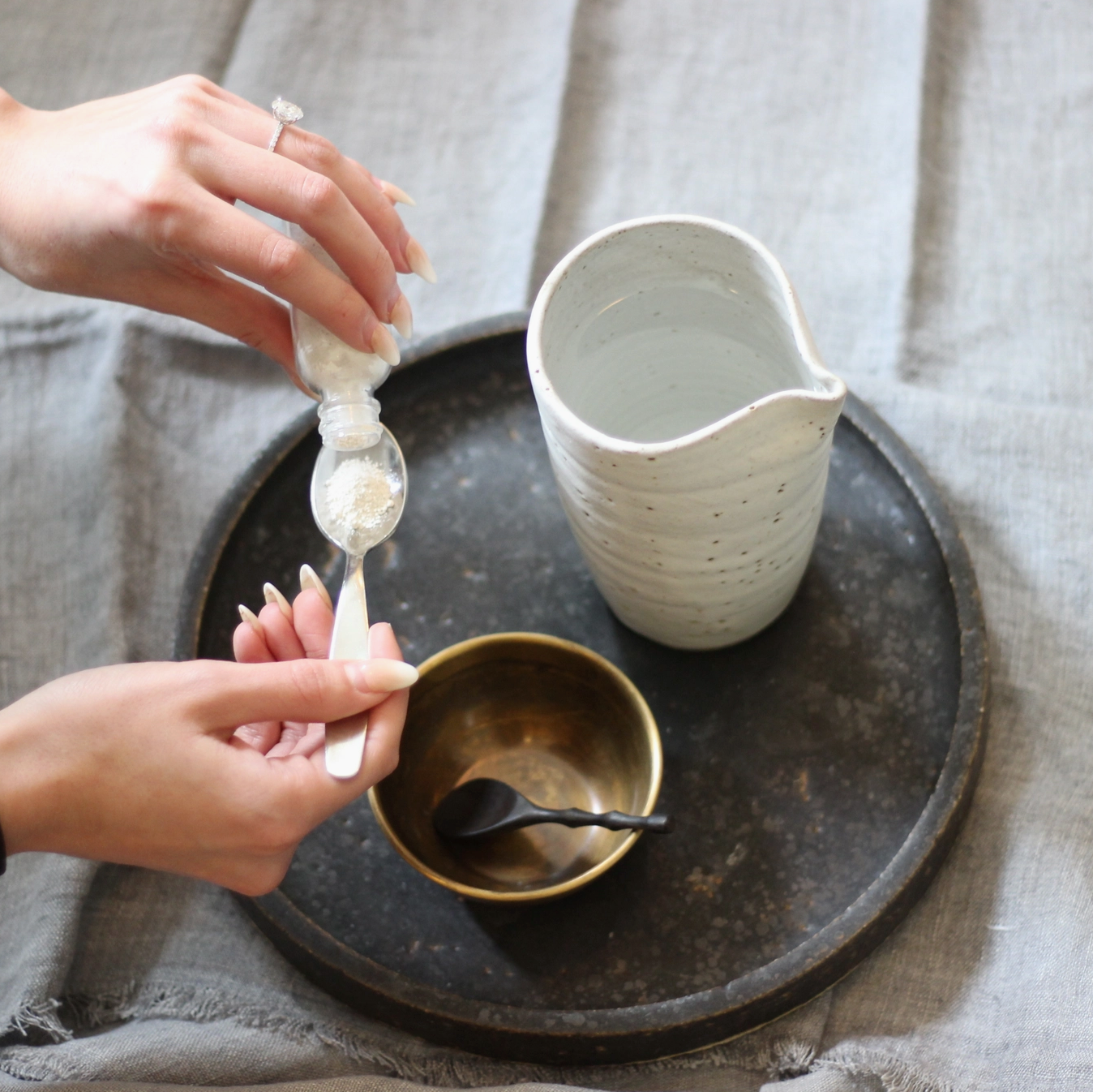 Alabaster Face Mask Bottle