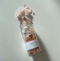 Savon en verre de plage rose