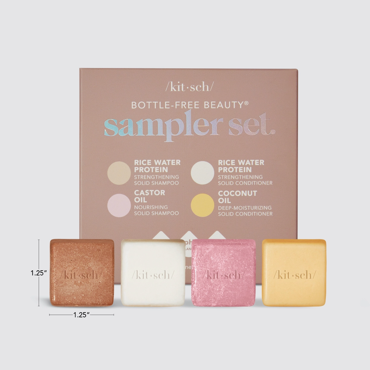 Ensemble d'échantillons de beauté sans bouteille Kitsch