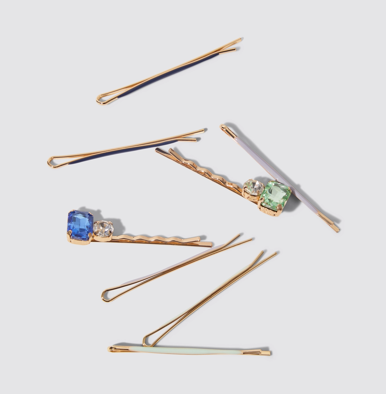 Kitsch Cloud & Gem Bobby Pins