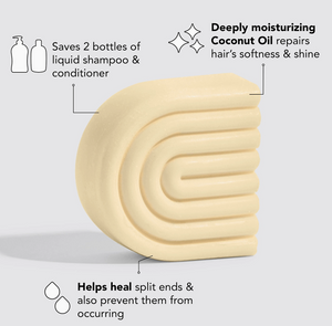 Après-shampoing en barre Kitsch Coconut Repair