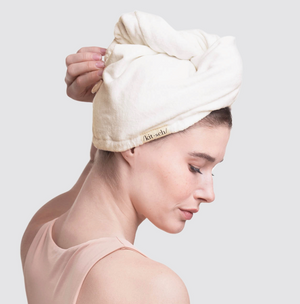 Serviette à cheveux à séchage rapide Kitsch Ivoire