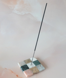 Marble Checks Incense Holder