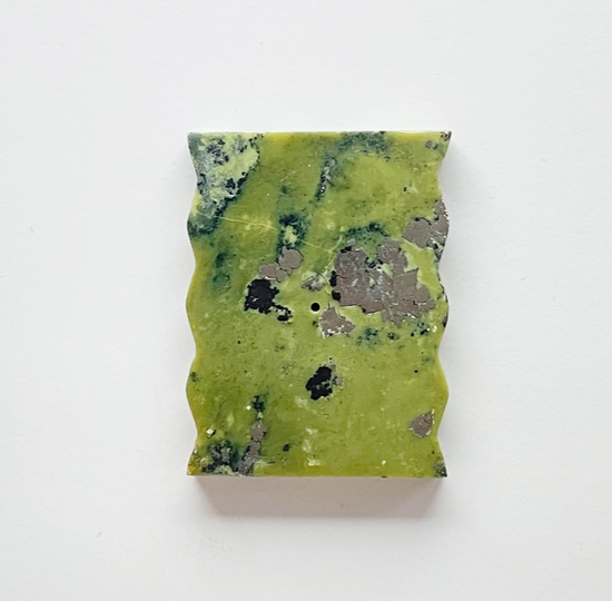Stone Zig Zag Incense Holder