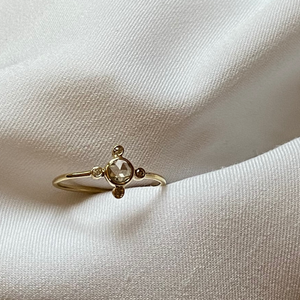 Sophie Deschamps Esmee White Topaz Ring