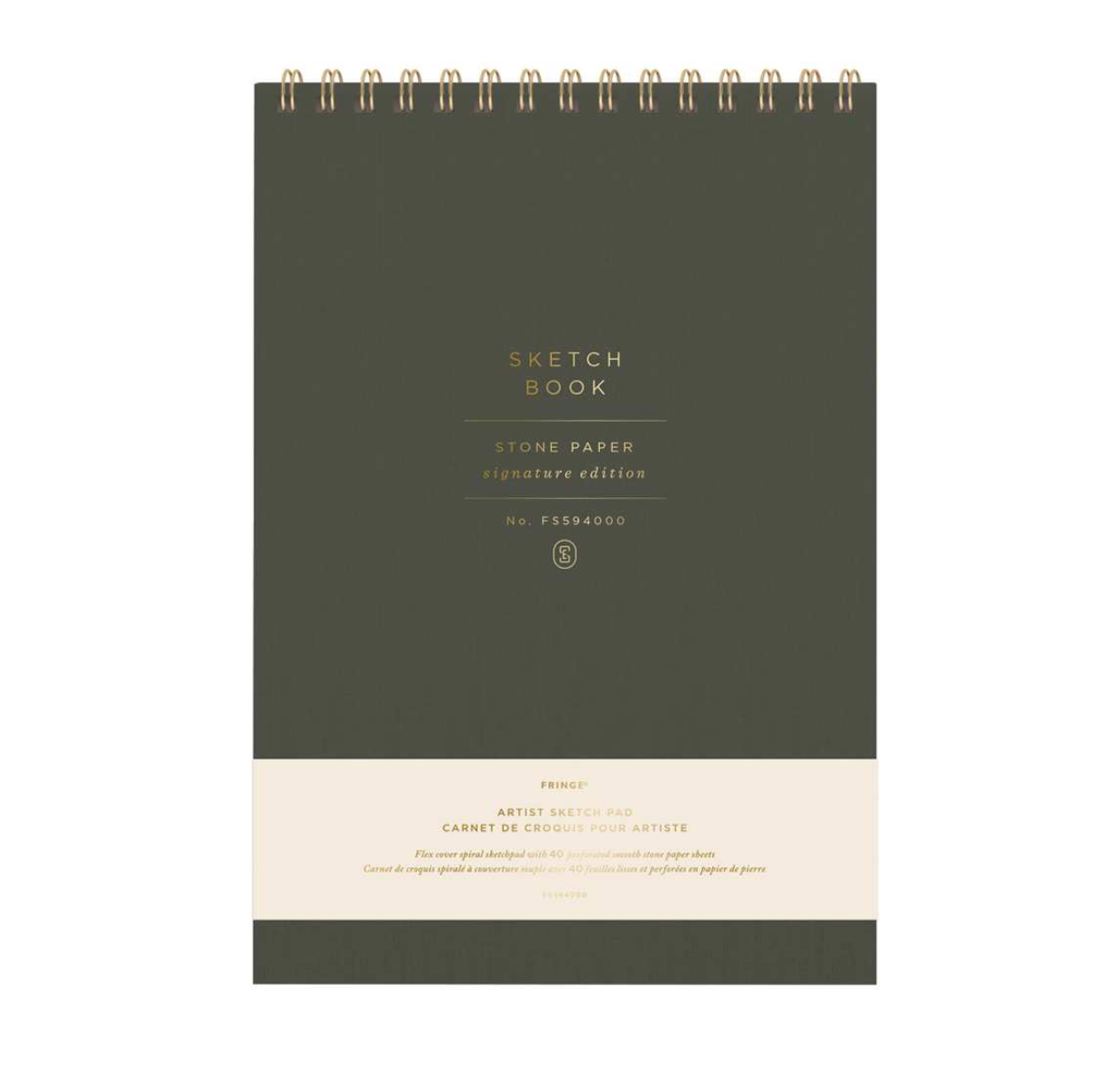 Fringe Olive Sketch Pad