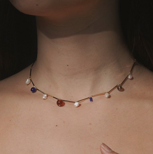 Lindsay Lewis Fete Necklace Blue