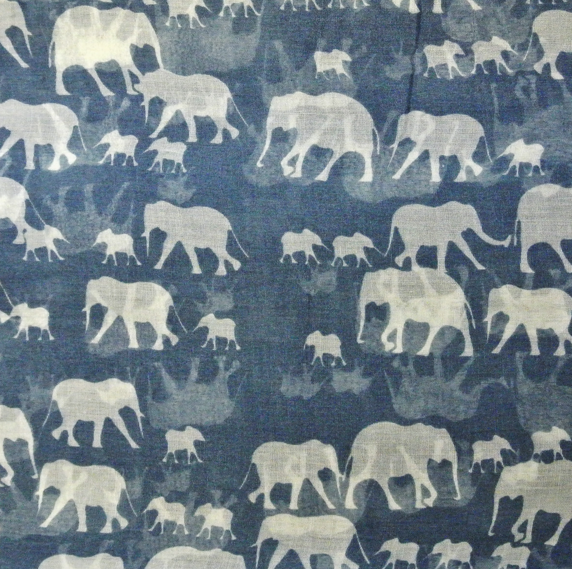 Écharpe à imprimé éléphant