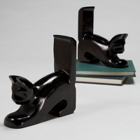 Playful Cat Bookends