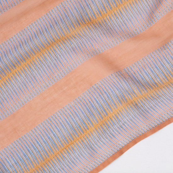 Marta Ochre Block Printed Scarf