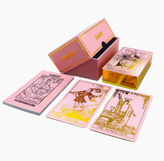 Tarot et Guide en Or Rose
