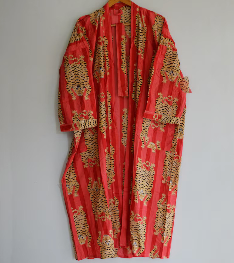 Orange Tiger Kimono