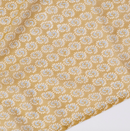 Sunburst Dark Honey Block Printed Scarf