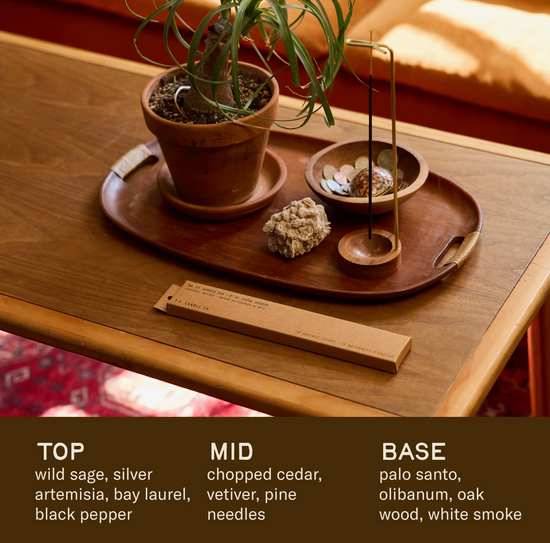 P.F. Candle Incense Arroyo Oak
