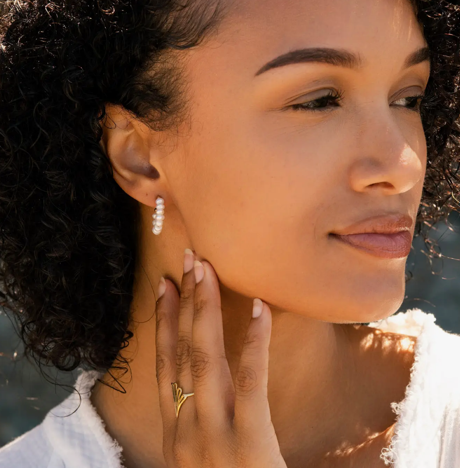 Boem Tessa Pearl Hoops